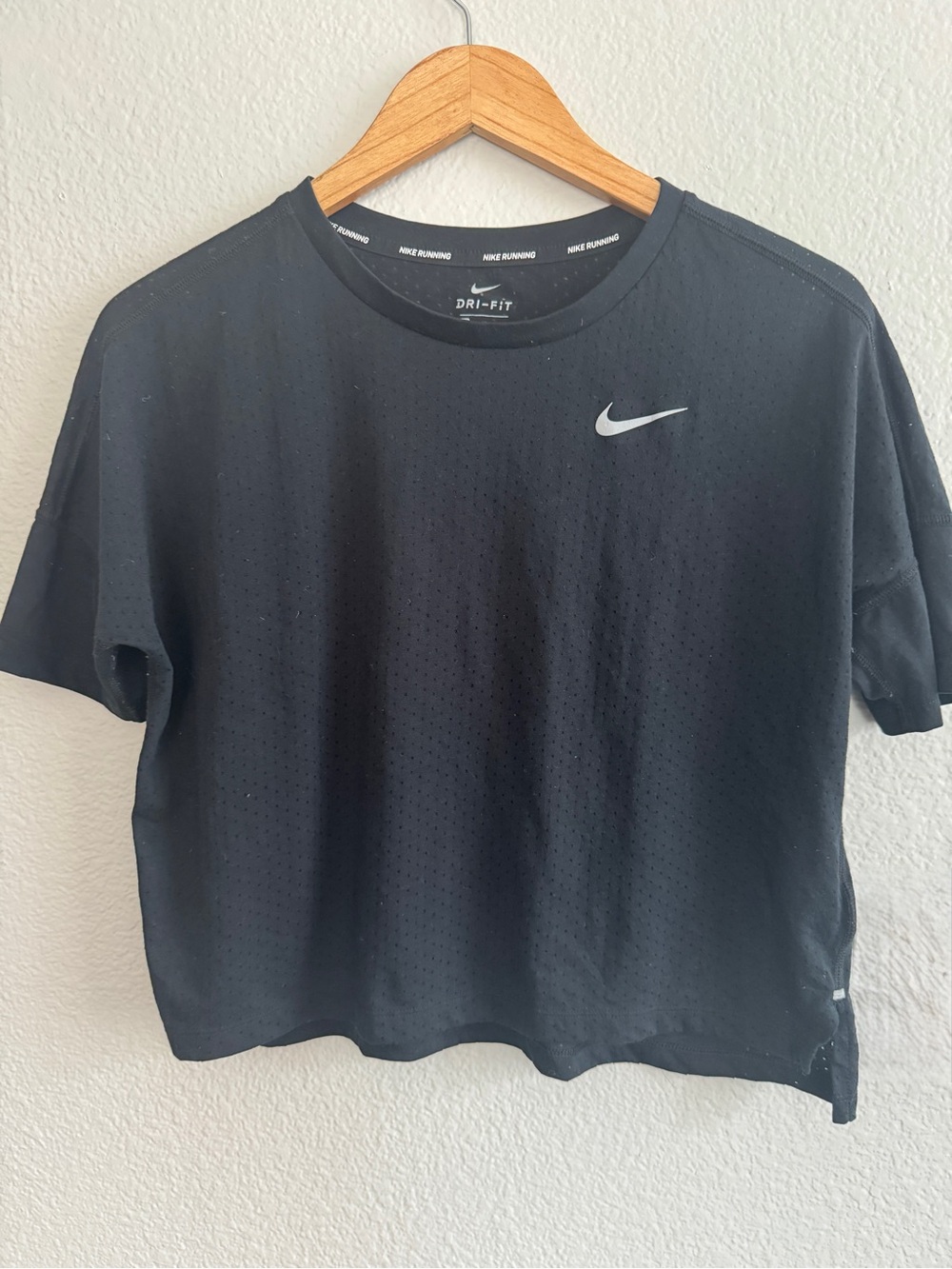 Nike Black Running Dri-FIT Tee